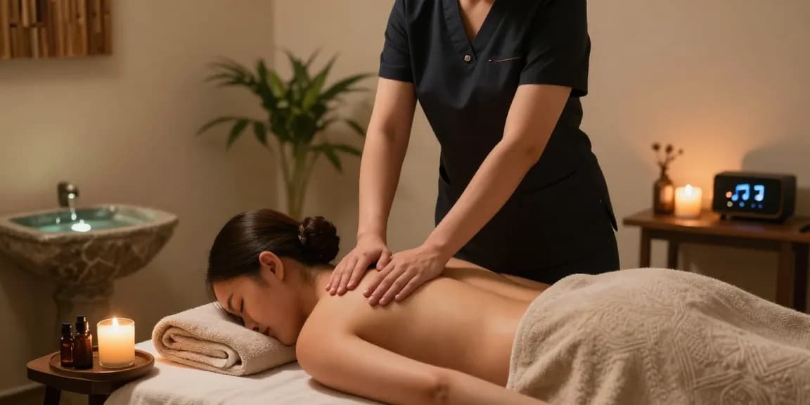Experience a serene 부산스웨디시 massage in a calming spa setting with soothing ambiance.