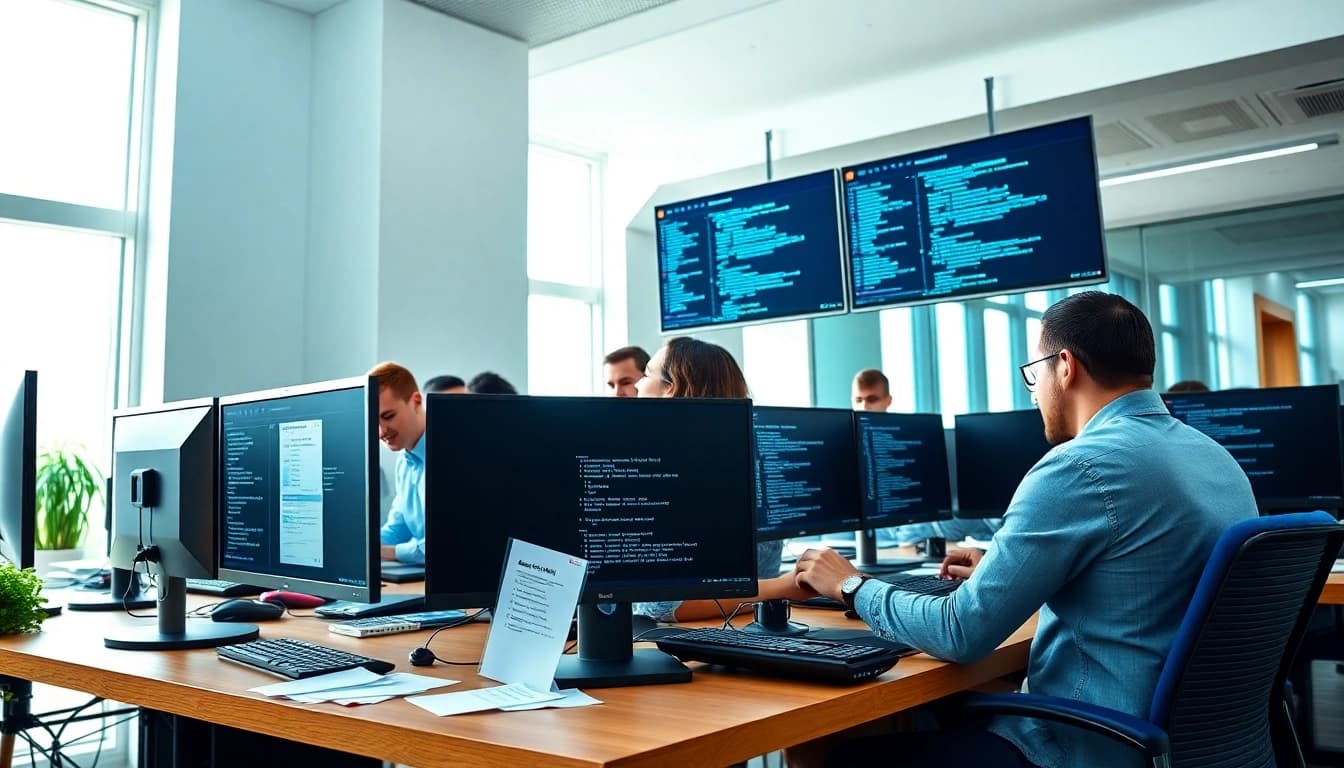 Enhance IT compliance through detailed PowerShell automation scripting showcased by a collaborative team.