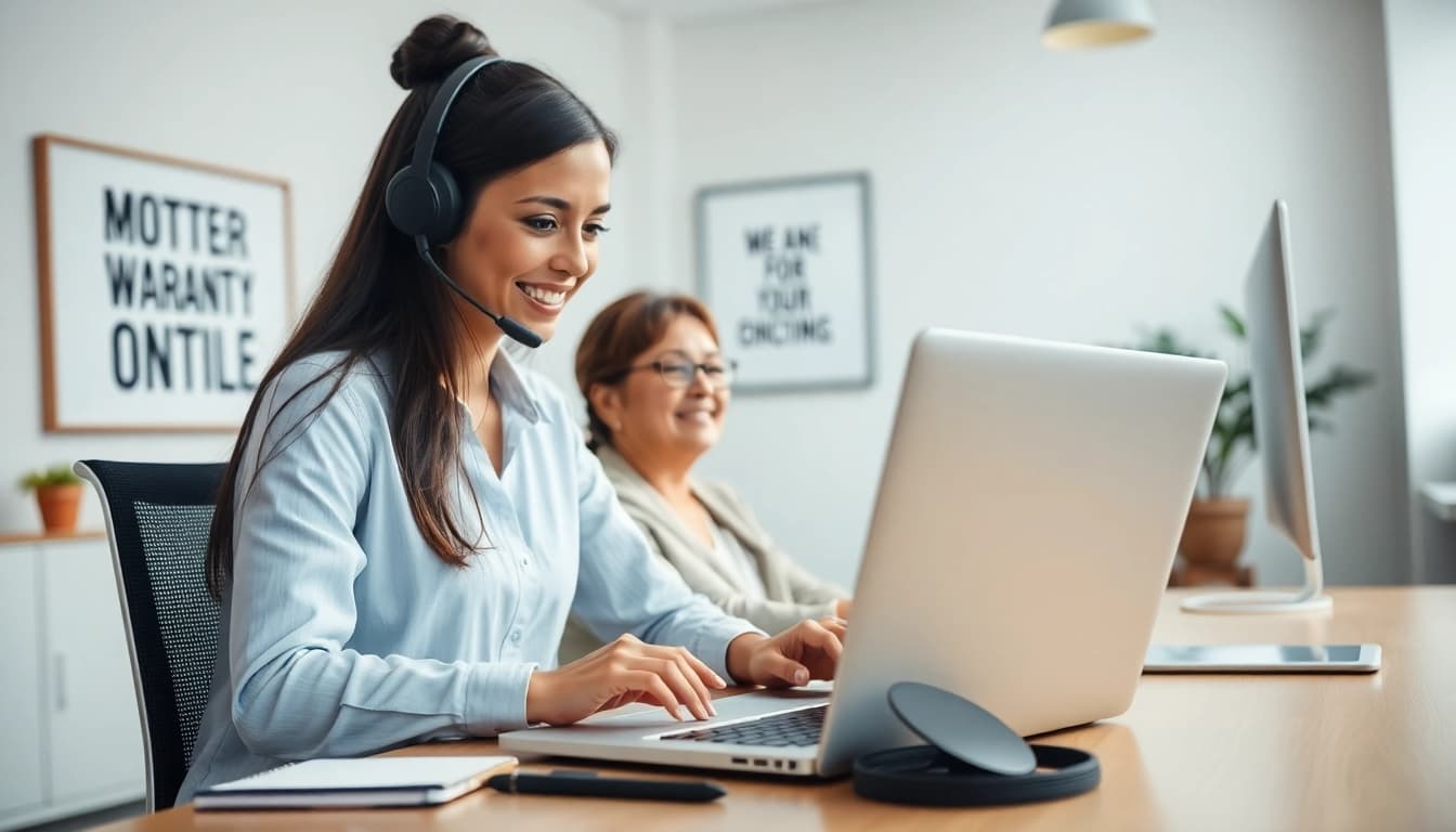 Provide an online warranty quote to enhance customer confidence and support.