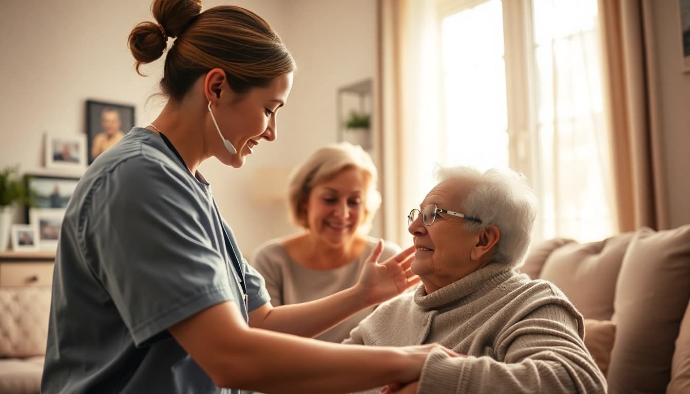 Senior caregivers austin tx providing personalized care in a comforting home environment.