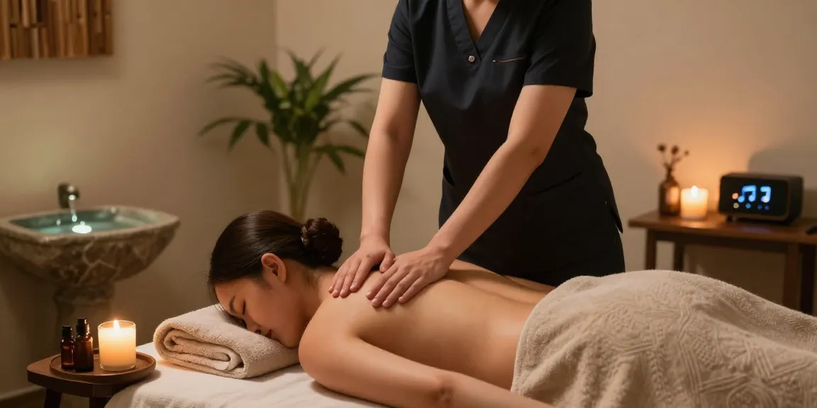 Experience a serene 부산스웨디시 massage in a calming spa setting with soothing ambiance.
