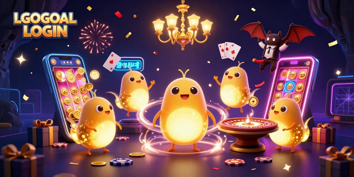 Engage in thrilling gameplay at LGOGOAL LOGIN with colorful slots and vibrant casino elements!