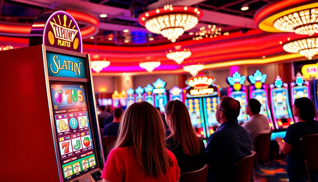 Slot77 mesin jackpot yang menarik perhatian para pemain di kasino.