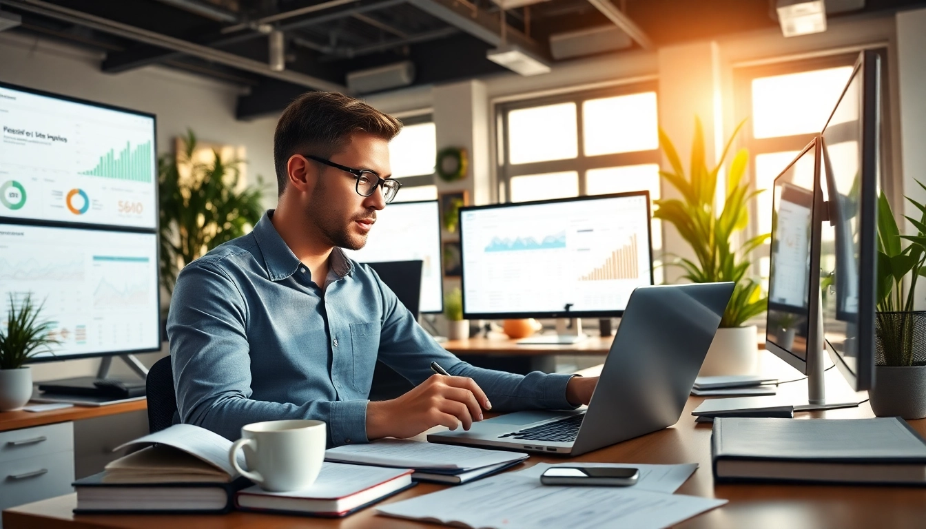 Visual representation of unnatural links recovery analysis with a focused SEO expert reviewing data.