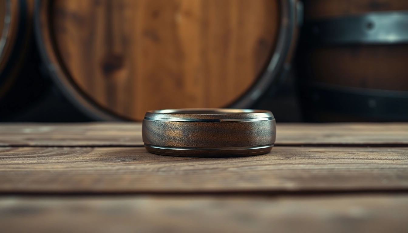 Handcrafted Whiskey Barrel Wedding Bands: Unique and Timeless Choices