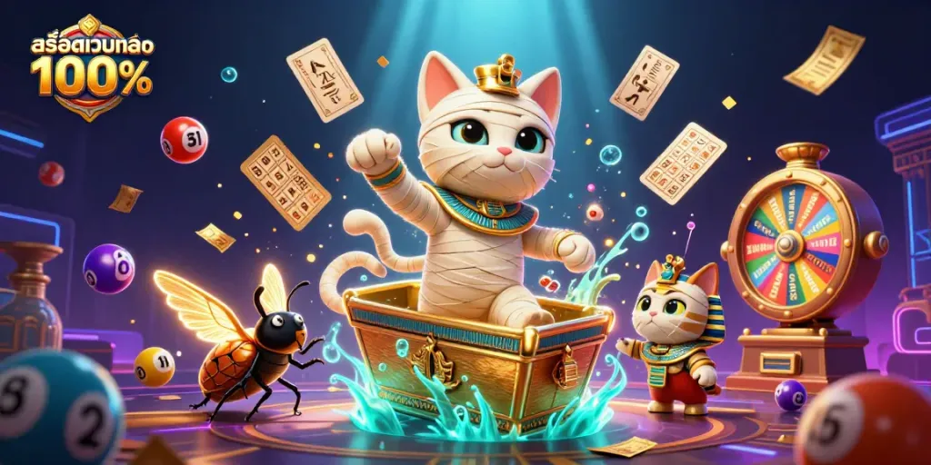 เล่นเกม สล็อตเว็บตรง 100% ในบรรยากาศคาสิโนพิระมิดที่มีความสนุกสุดเหวี่ยง