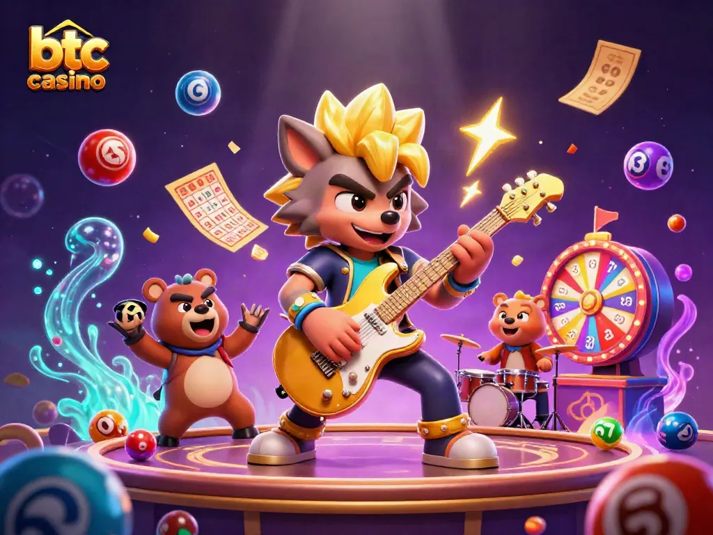 Gioca nel btc casino con emozionanti elementi e personaggi animati in un ambiente vivace.