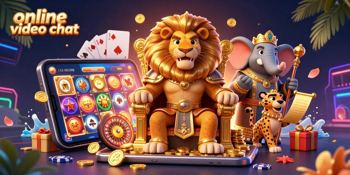 Join thrilling conversations on the online video chat platform with immersive visuals and gaming excitement.