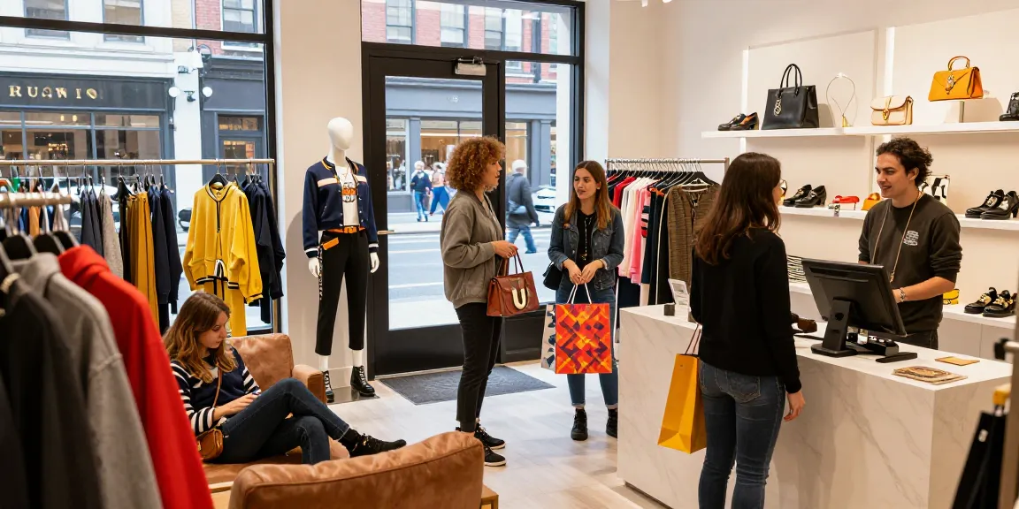Vibrant shopping scene at https://shs-dome5.com/ boutique, showcasing trendy fashion and accessories.