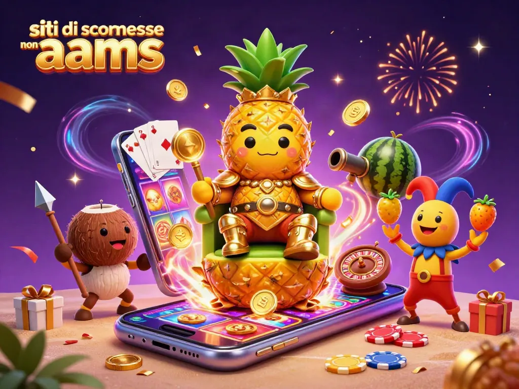Scopri i migliori siti di scommesse non AAMS nella nostra illustrazione vivace e attraente