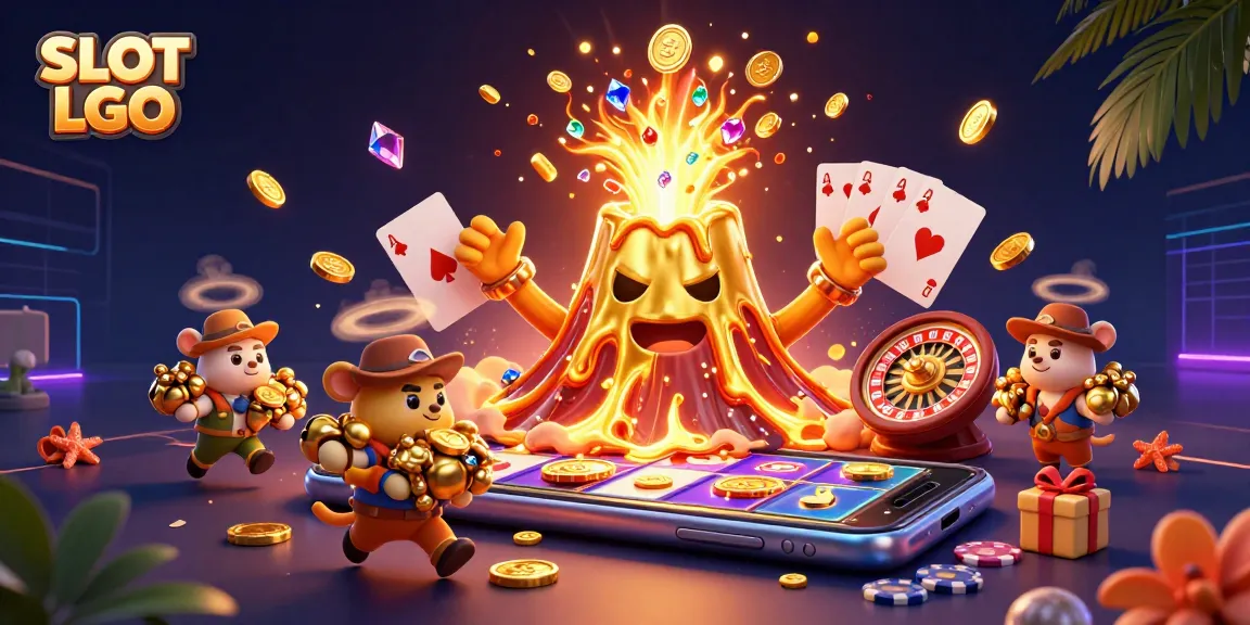 Experience thrilling spins with SLOT LGO gaming scene showcasing vibrant wins and treasures.