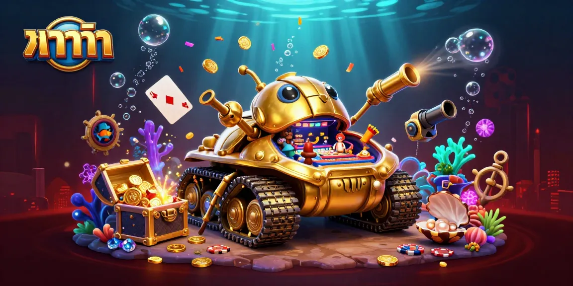 Experience baccarat excitement in a vibrant 3D illustration featuring a golden beetle casino tank.