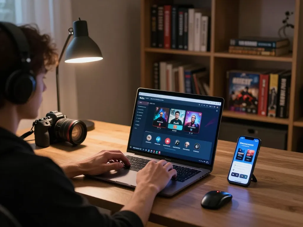 Nohu app interface on laptop showcasing user placing bets while enjoying a cozy home setup.