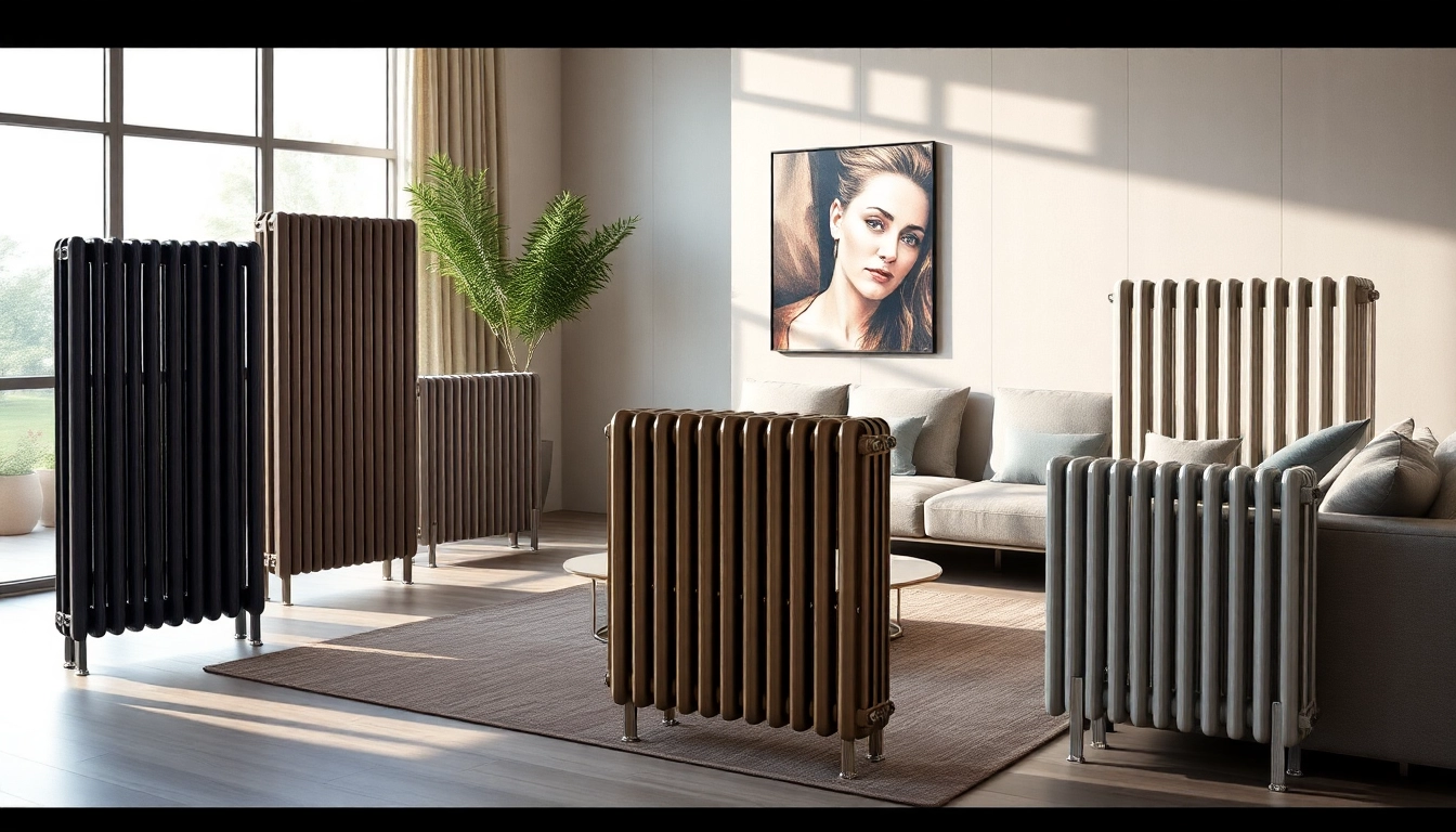 Heizkörper kaufen im stilvollen Wohnzimmer mit eleganten Design.