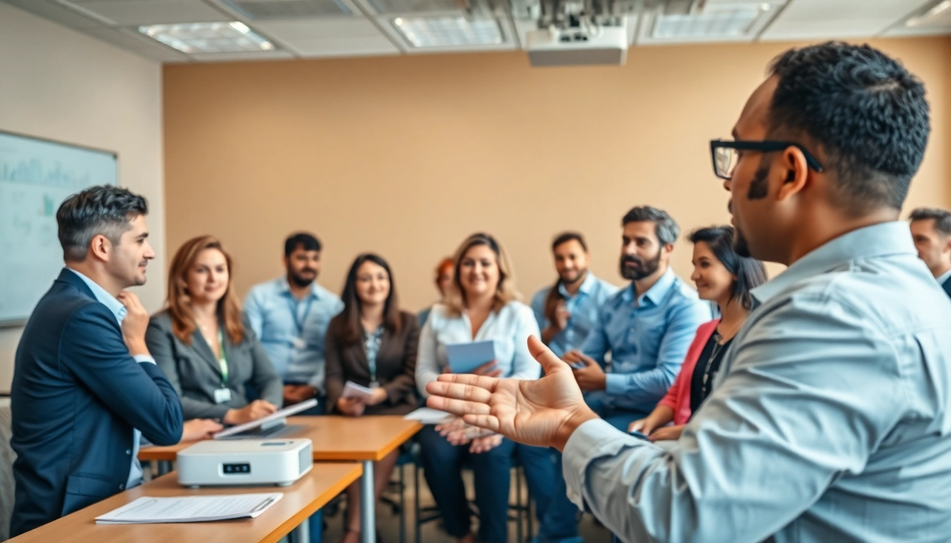 Enhance your skills with engaging Presentation Skills Training in a dynamic setting.