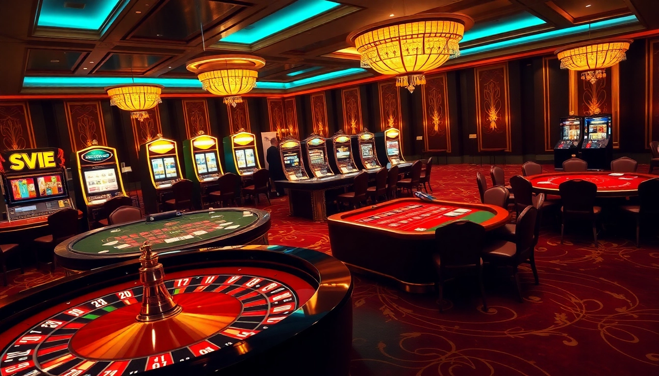 Experience the thrill of high-stakes gaming at S88 VIP casino tables with luxurious decor.