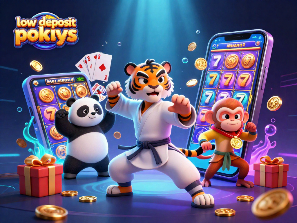 Experience low deposit pokies with exciting game themes, spinning reels, and vibrant visuals.