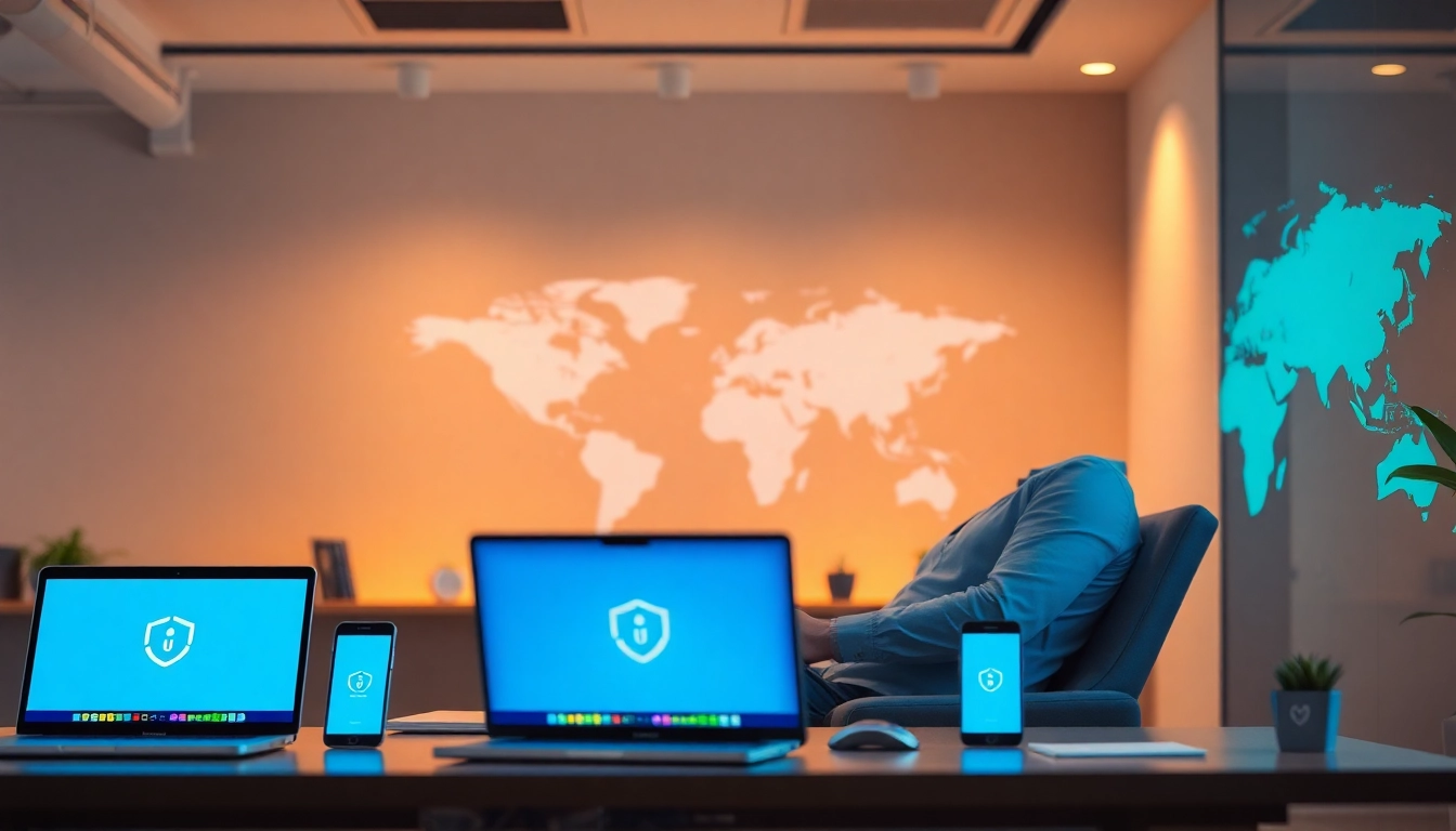 Effortless online access through 快连官网 in a modern workspace.