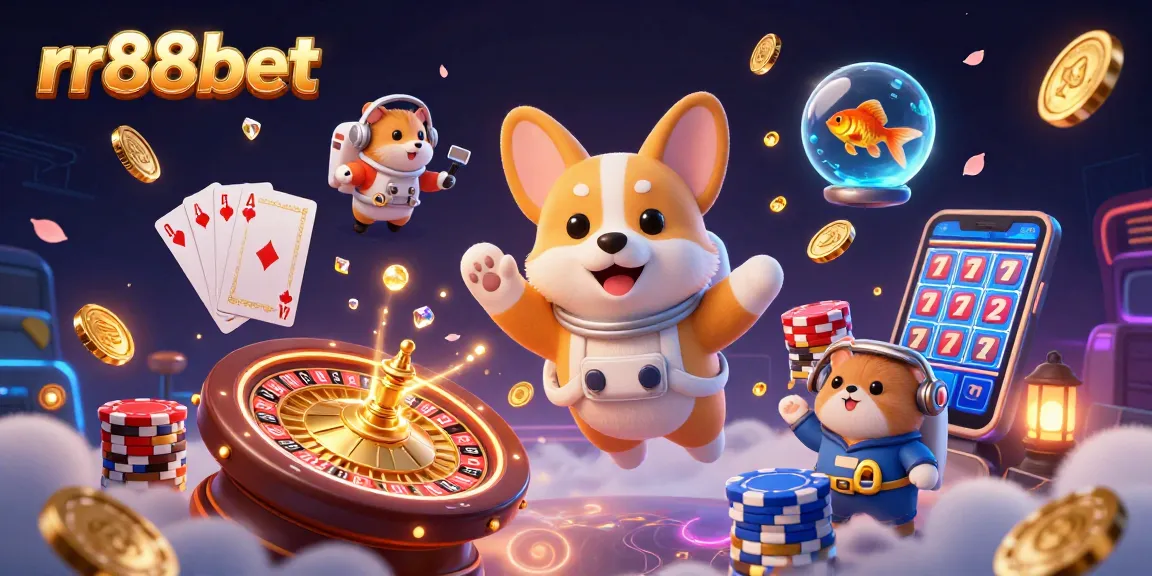 Experience thrilling gameplay at rr88bet with a vibrant casino scene featuring unique characters and dynamic gaming elements.