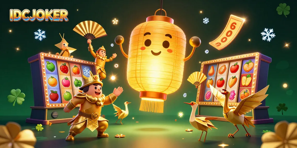 IDCJOKER brings a vibrant casino atmosphere filled with lucky symbols and dynamic slot game elements.