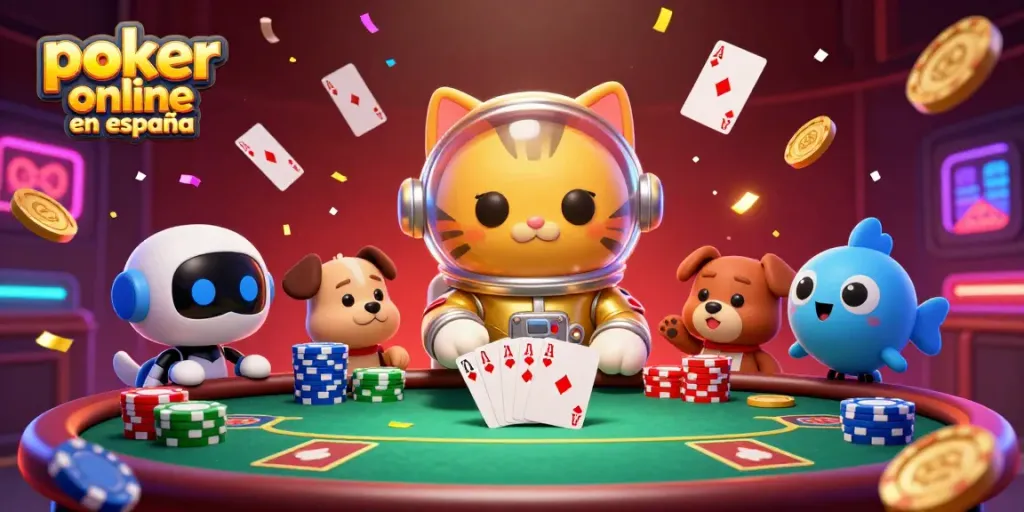 Participa en el póker online en España disfrutando de emocionantes partidas con apuestas y estrategia.