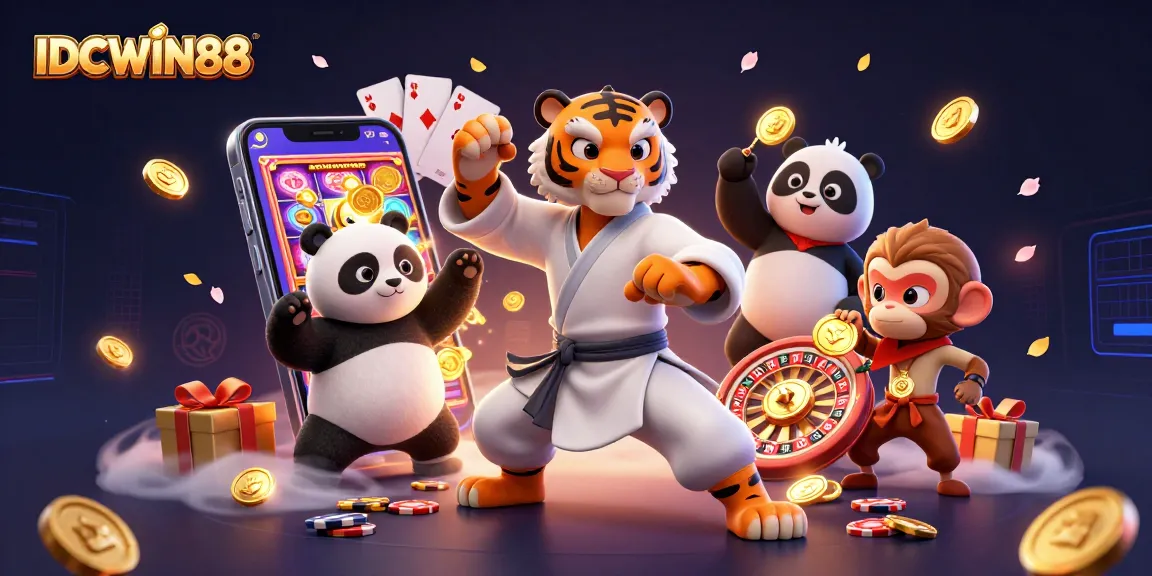 Experience thrilling gameplay with IDCWIN88 featuring dynamic characters and engaging casino elements.