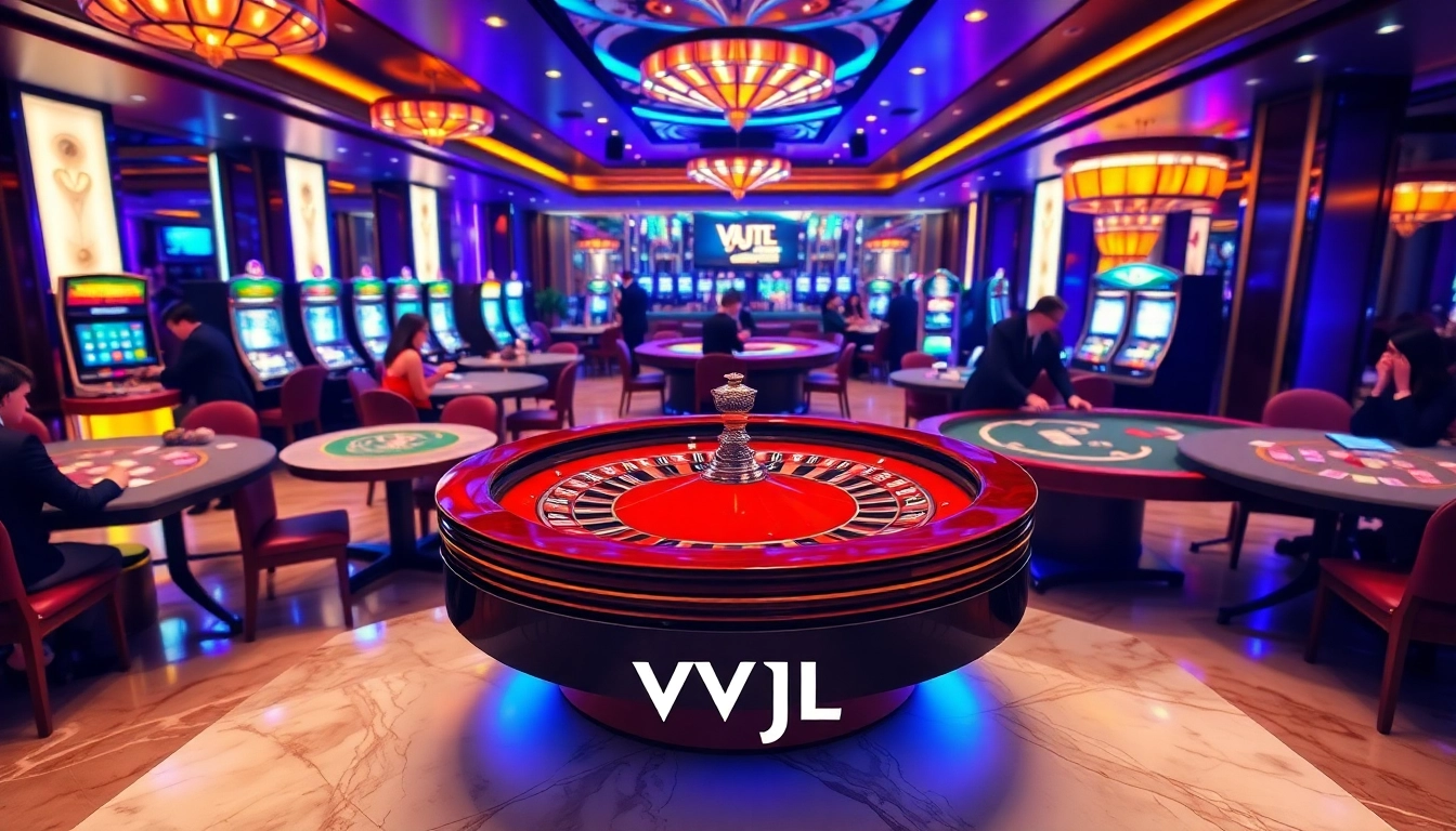 Experience thrilling gambling at VVJL Casino with roulette, poker tables, and exciting slot machines.