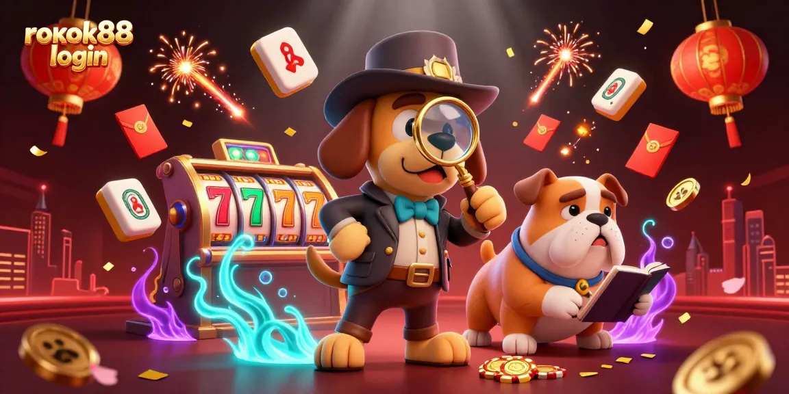 Experience the excitement of rokok88 login in this captivating 3D casino illustration packed with vibrant gambling elements.