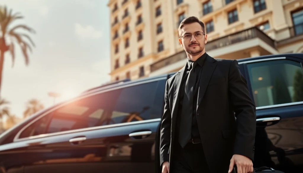 Deliver exceptional chauffeur Nottingham service with a professional driver at a luxury hotel.