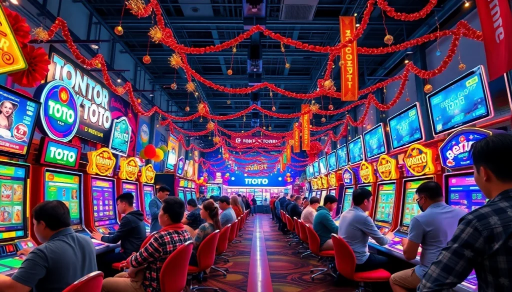 Daniel mempersembahkan suasana bandar toto yang penuh semangat dan permainan interaktif.