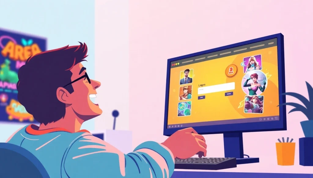 players experiencing tashan login excitement on a vibrant gaming platform