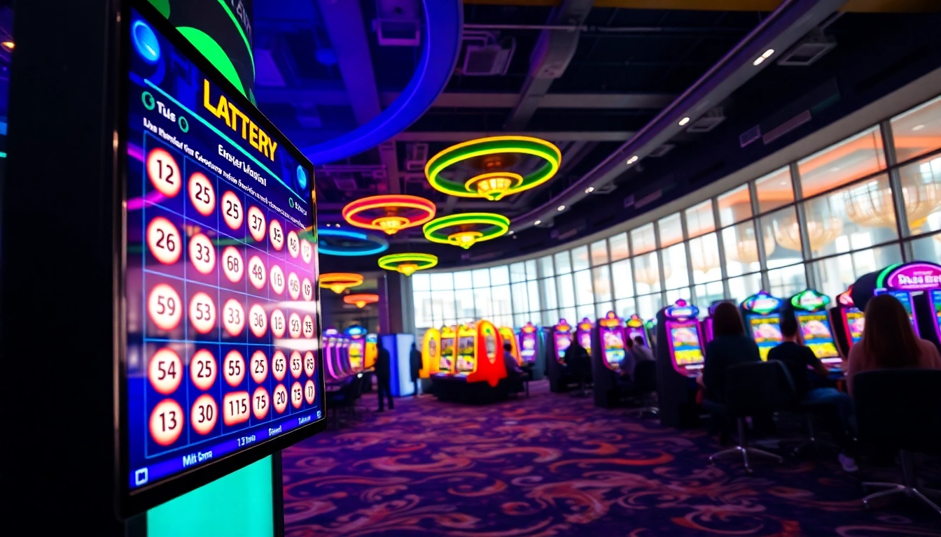 Menggambarkan suasana bandar togel online yang menarik dan dinamis di kasino modern.