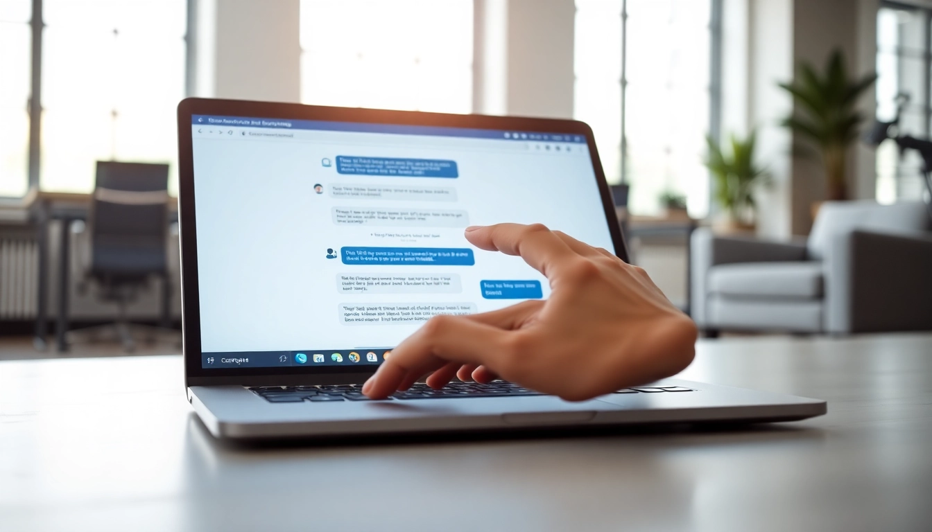 Explore a chatgpt free alternative with a user-friendly digital interface in a bright office setup.