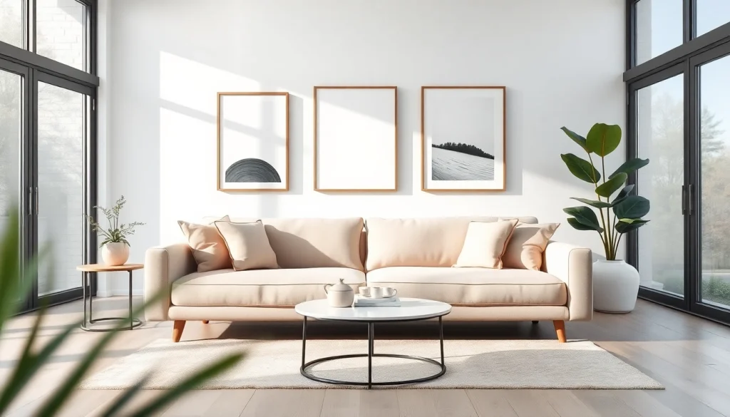 In a cozy living room, stylish sofa beds provide comfort and elegance for relaxation.