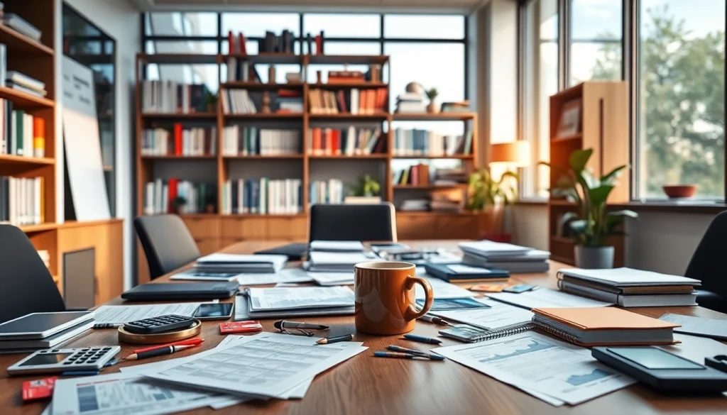 카드 현금화에 대한 상담 중인 전문 금융 상담사 사무실 이미지입니다.