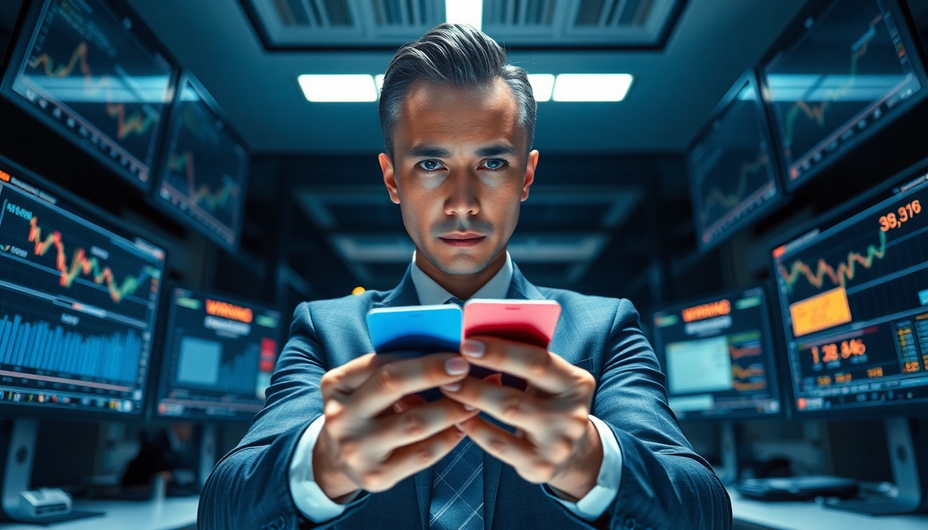 카드깡 관련된 증거들을 보여주는 진지한 분위기의 이미지