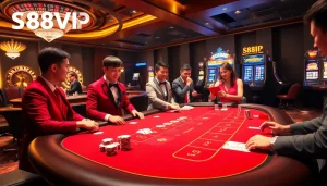 Experience the vibrant atmosphere of the Trang chủ S88VIP casino, featuring engaging games and professional dealers.