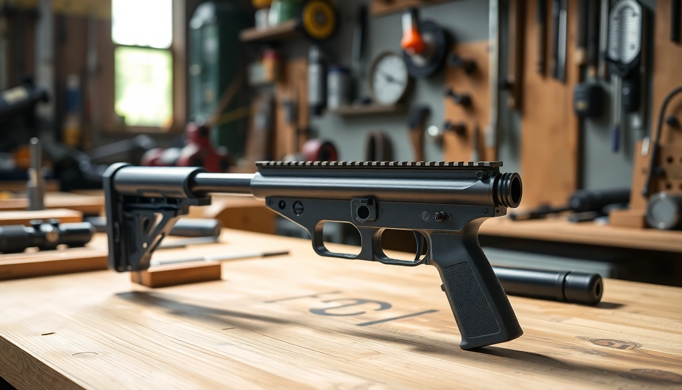 Showcase of polymer80 pf940sc frame building tools and setup highlighting craftsmanship.