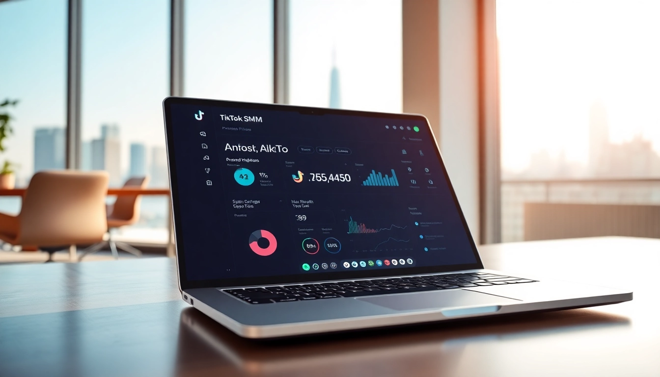 Optimize your TikTok presence with a detailed view of a TikTok SMM panel for boosting engagement.