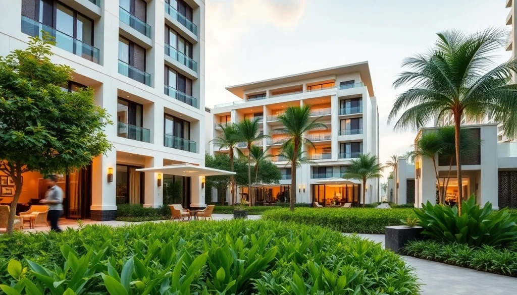 Showcasing the tampines st 95 ec executive condominium with lush landscaping and modern architecture.