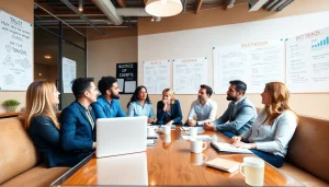 Engage with a professional business coach los Angeles in a dynamic brainstorming session.