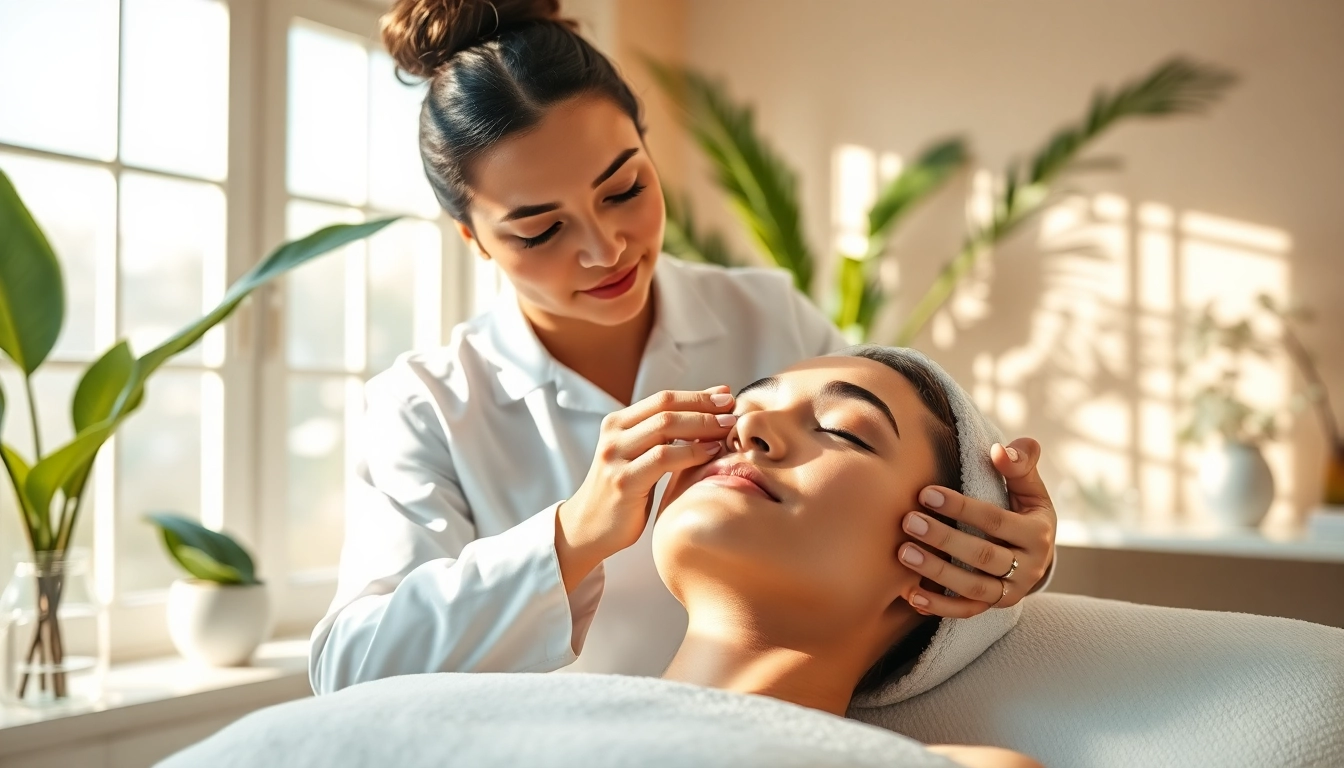 Engaging esthetician marketing ideas showcased in a serene skincare setting with glowing aesthetics.