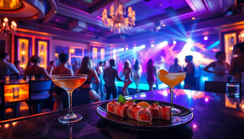 Experience the vibrant nightlife at Club SXM, featuring elegant decor, captivating performances, and luxurious VIP service.