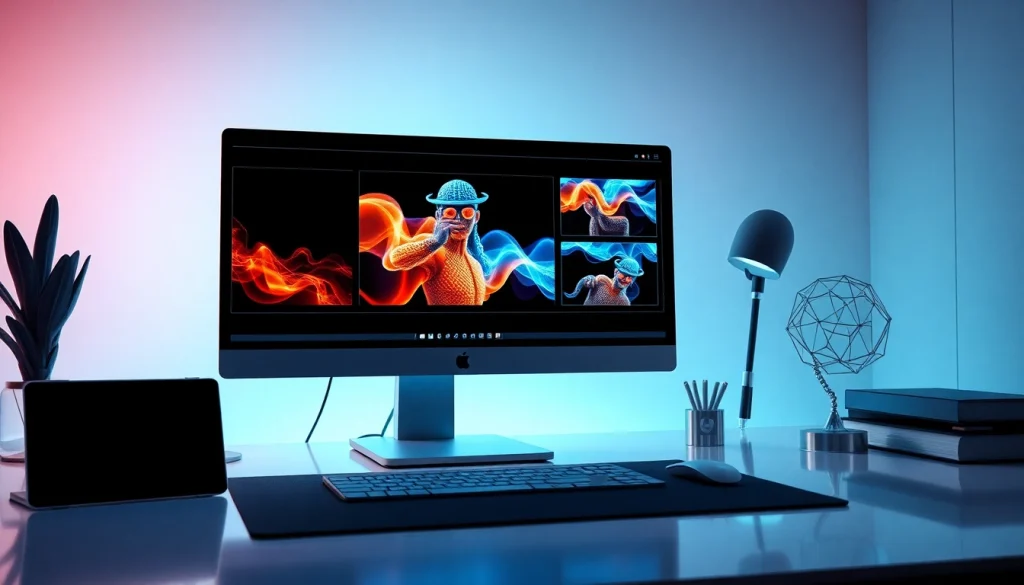 Experience nano banana pro's innovative AI image editing in a futuristic workspace.