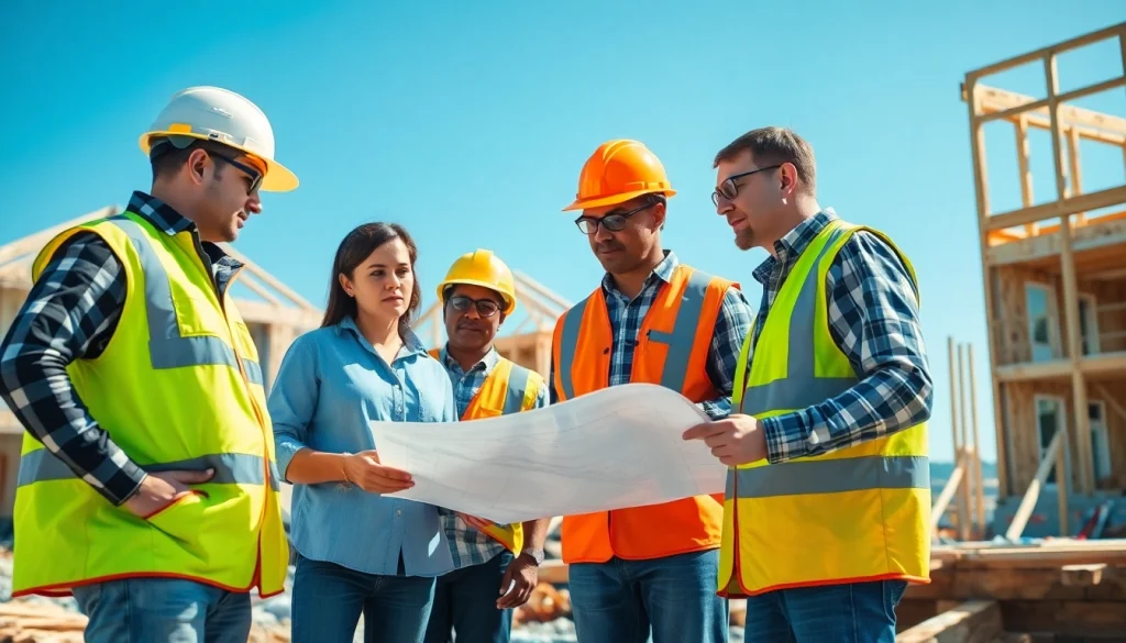 Construction advocacy carolinas professionals collaborating on innovative building practices.