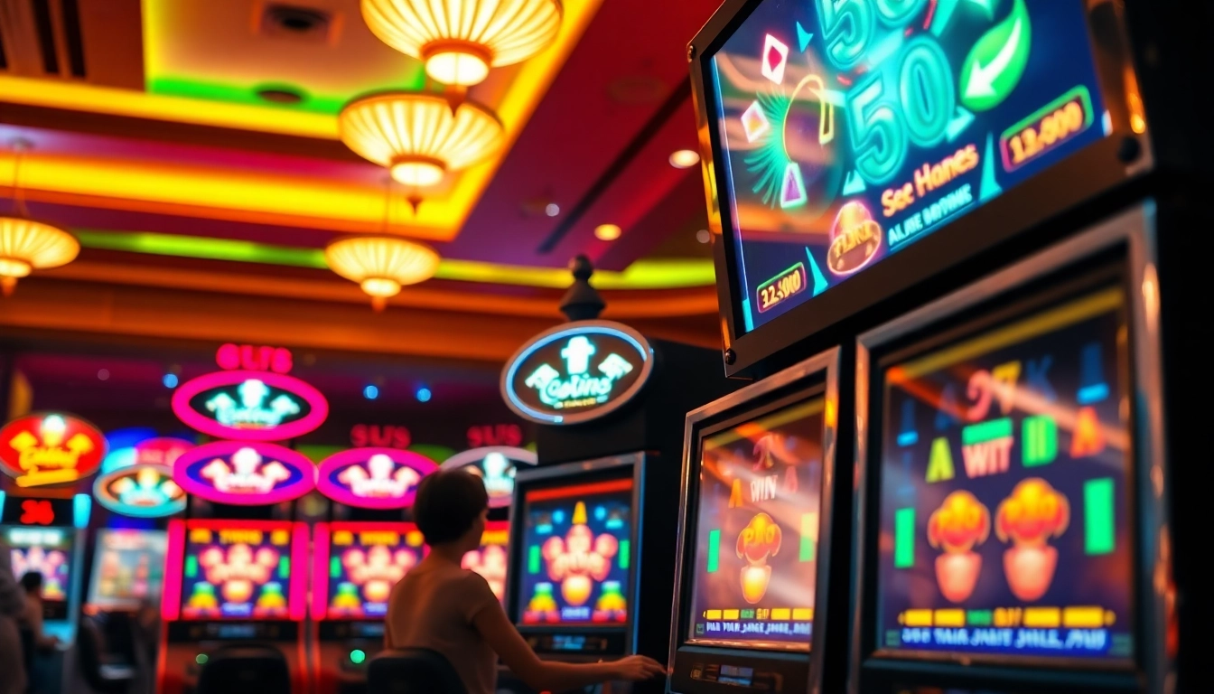 Menggambarkan slot deposit 1000 pada mesin slot dengan animasi kemenangan yang cerah.