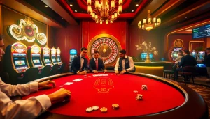 Haywin offers a thrilling casino experience with poker tables, roulette wheels, and vibrant slot machines.
