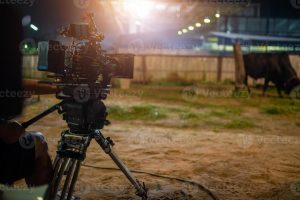 the-film-set-camera-and-lighting-on-set-photo
